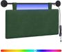vidaXL Hangend Hoofdbord Jungle Groen Corduroy Stof