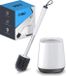 HGMD Toiletborstel Siliconen met Houder - Wit