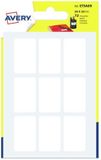 Avery ETSA09, Wit, Rechthoek, 9 stuk(s), FSC, 8 cm, 10 cm