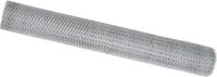 vidaXL Hexagon Hek 1,4 x 50 m Verzinkt Staal Zilver