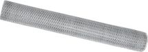 vidaXL Hexagon Hek 1,4 x 50 m Verzinkt Staal Zilver