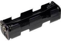 Tru Components BH-382B Porte-piles 8 AA (penlite) connexion par bouton-poussoir