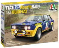 Italeri Modelbouwpakket Auto - 3667 Fiat 131 Abarth Rally - Olio Fiat Plastic - 1:24 - Modelbouw
