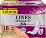 Lines Specialist Incontinence Mini Pads 18 Count