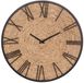 Atmosphera Wandklok Mumbai - Dia 50 cm - metaal/jute - beige/zwart