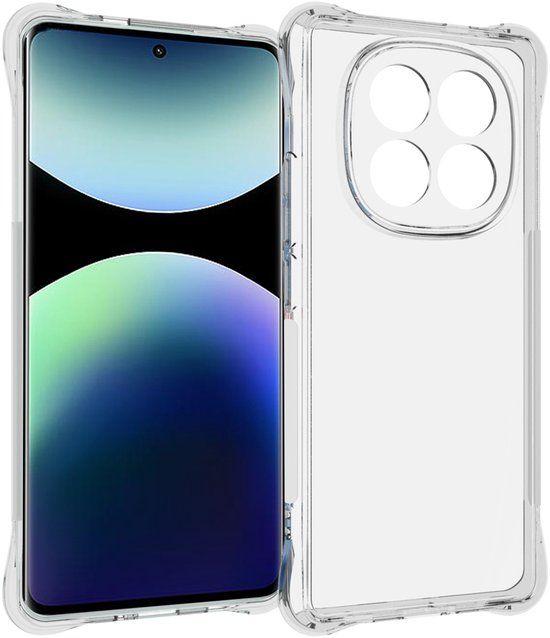 imoshion Shockproof Case - Geschikt voor Xiaomi Redmi Note 14 Pro Plus 5G - Transparant
