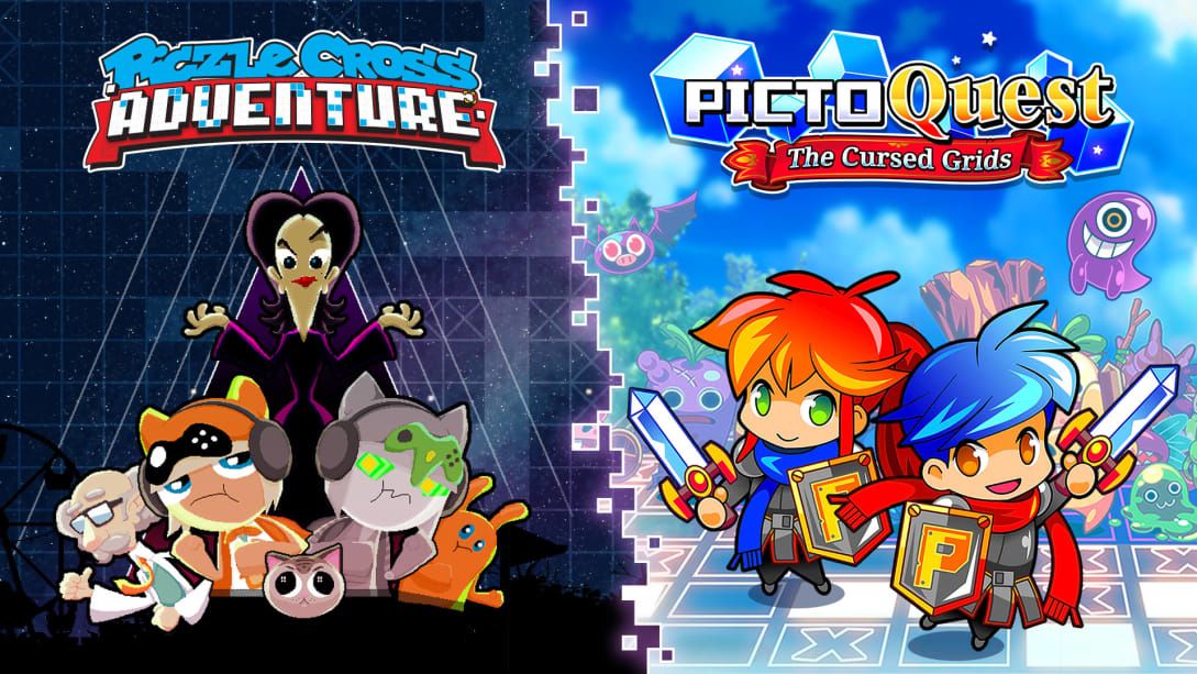 Nintendo Piczle Cross Adventure + PictoQuest: Puzzle Bundle - Nintendo Switch - Code in a Box