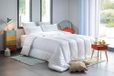 Blanrêve - Dekbed voor alle seizoenen, anti-mijt, 1 persoon, 140 x 200 cm | Gematigd dekbed 300 g/m² – zachte en luchtige microvezel – bed 80-90 cm. Gemaakt in Frankrijk, onderhoudsvriendelijk, wit