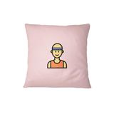 Bona Basics Decoratieve kussenhoes Lichtroze 45x45 cm
