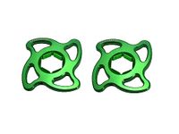 1 Accossato 1 paar groene voorspanschroeven met 14 mm binnenzeskant voor Yamaha R300 2015 tot 2016 (CC 300)