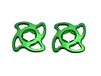 1 Accossato 1 paar groene voorspanschroeven met 14 mm binnenzeskant voor Yamaha R300 2015 tot 2016 (CC 300)