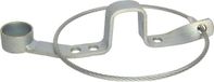 Huismerk De 7435121920976 Hulpkoppeling met stekkerhouder Zilver