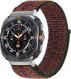 Bandz Nylon loop band - groen-oranje mix