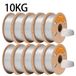 TPU filament d'imprimante 3D - TPU-85A - Flexible, dureté Shore 85A - Diamètre 1,75 mm - Tolérance ±0,03 mm - Bobine de 10 kg - Transparent