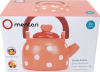 MENTARI Keukentje - Fluitketel Dotty - 10X8X11Cm - Hout - 3 Jaar