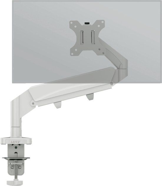 Leitz Ergo Ruimtebesparende Enkele Monitor arm - Tot 9kg - Monitor Beugel 17-32 inch - Grijs