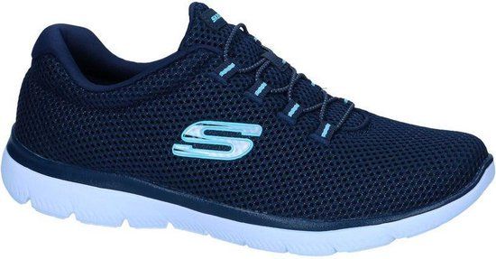Skechers Summits dames sneakers blauw