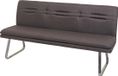 MCW-H70 Banc de salle à manger - Rembourrage en tissu - Gris-brun - 180cm