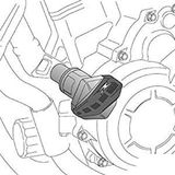 Puig Motorbescherming R12 3182N voor Kawasaki ZX-6R 636 19'