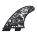 FCS Surfvinnen - Filipe Toledo PC - Zwart/Wit - Medium