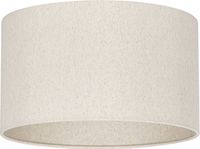Uniqq Lampenkap stof beige transparant Ø 35 cm - 20 cm hoog