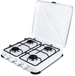 Promis KG400C Gas Hob Black White 4 Zones