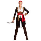 Boland - Piratenkostuum Rachel voor dames | 5-delig zeemanskostuum voor carnaval, Halloween en themafeest
