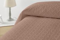 Degrees home Glad - Sprei voor bed 105 - Bouti bedsprei - Lente/Zomer - 200 x 260 cm - Bruin
