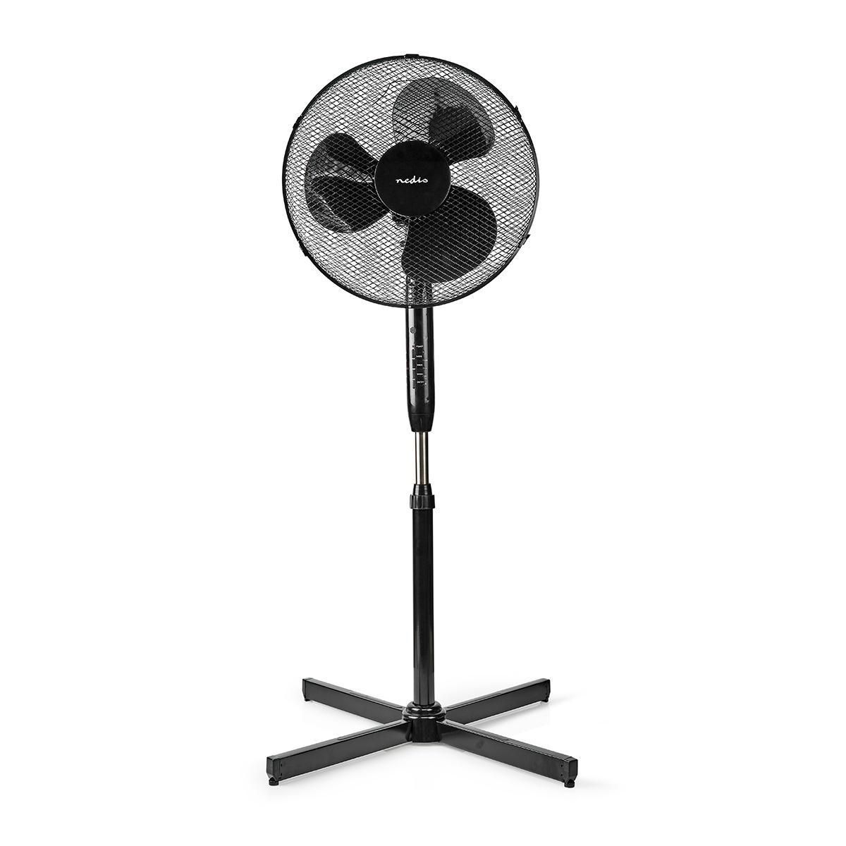 Nedis FNST15CBK40 - Huishoudelijke ventilator met bladen - Zwart