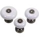 Häfele LEXL Bouton de meuble en porcelaine Ø 30 mm