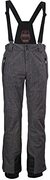 killtec Men's Skibroek/functionele broek met afneembare bandjes, randbescherming en sneeuwvanger KSW 146 MN SKI PNTS, antraciet gemêleerd, XL, 38718-000