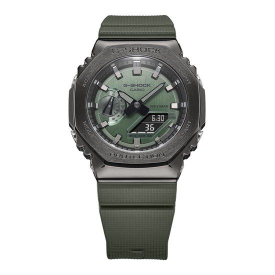 G-Shock Casio G-Shock GM-2100B-3AER Horloge - Groen - Ø 42 mm