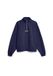 ARMEDANGELS Sweat-shirt pour femme en coton bio GMT DYE Troyer coupe oversize, Bleu marine teinté, S