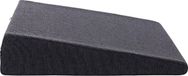 Unyqoos® Coussin de siège pour voiture et bureau – coussin de siège ergonomique, 38x38x8/2 cm, noir, avec mousse à mémoire de forme