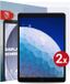 Rosso Tablet Screen Protector Geschikt voor Apple iPad Air 10.5 / Pro 10.5 | TPU Display Folie | Ultra Clear | Case Friendly | Duo Pack Beschermfolie | 2-Pack