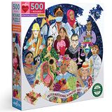 eeBoo International Women's Day Gerecycled Karton Overdag Puzzel Volwassen 500 stukjes op de Vrouwen-PZFINW