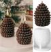 Unyqoos® Moule en silicone pour bougies et décorations en forme de pomme de pin