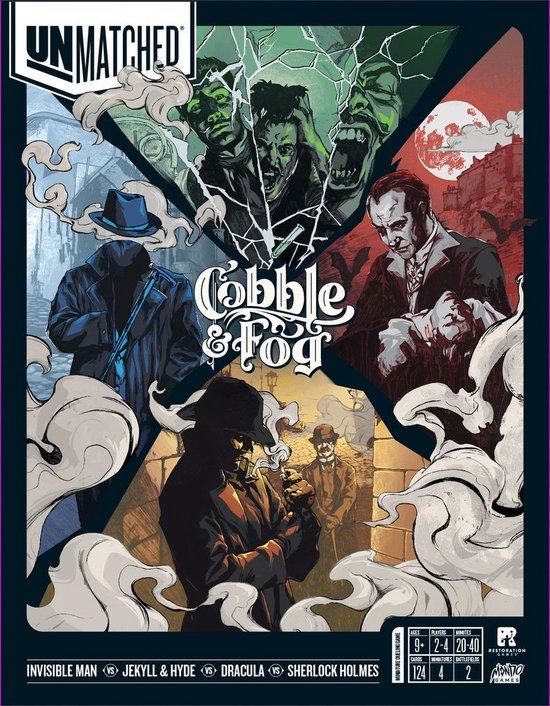 Unmatched: Cobble & Fog - Iello - Bordspel - Engels