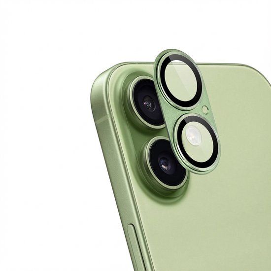 imoshion Camera Lens Protector - Geschikt voor Apple iPhone 17 - 2 Pack - Sage Green