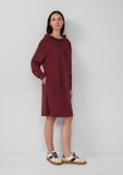 s.Oliver Damesjurk met capuchon bordeaux