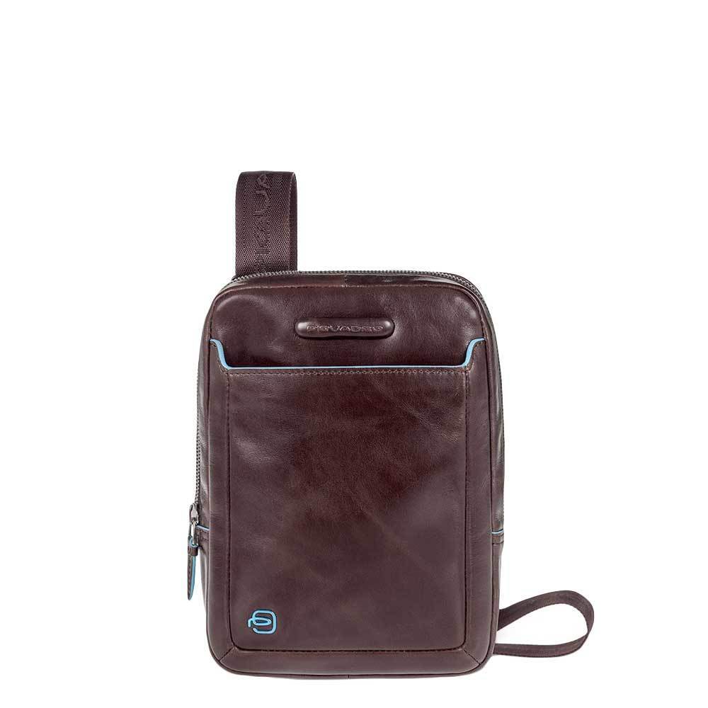 Piquadro Blue Square Organised Shoulder Pocketbook mocca Bruin