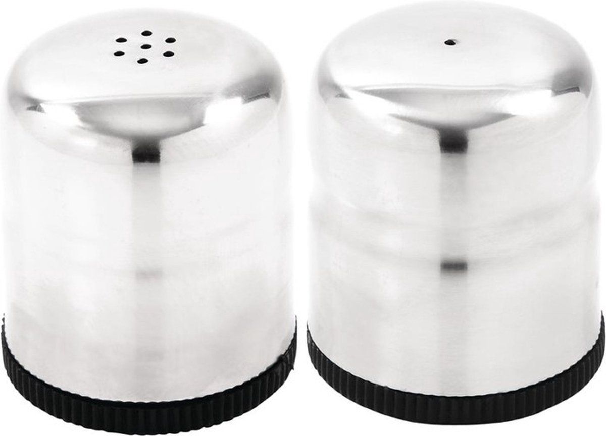 Olympia Jumbo Peper En Zout Set RVS P044 - Grijs
