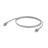 Weidmüller 1165940040 RJ45 Netwerkkabel, patchkabel CAT 6A S/FTP 4.00 m Grijs UL gecertificeerd 1 stuk(s)