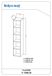 Kolpa NAOMI, armoire ouverte, modèle N 1500/30, finition DC