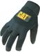 CP-CAT012211M CAT - PU Synthetisch Lederen Handschoenen - Gevoerde Palm - Spandex Achterkant - Maat M