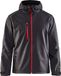 Blaklader Softshell Jack 4949-2517 - Hommes - Gris foncé/Rouge - M