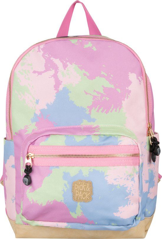 Pick & Pack Faded Camo Rugzak - Pastel - Maat M - 13 inch Laptopvak - 12L