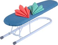 Merkloos Relaxdays Mouwplank - 52 x 12,5 cm - Opvouwbaar - Blauw-Wit