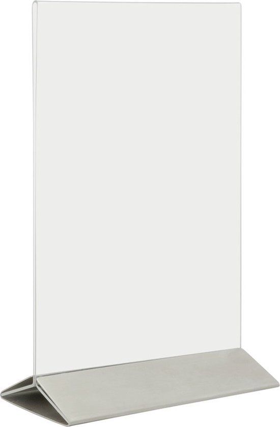 Securit Tafelstandaard metaal voet A5 - Per stuk