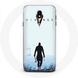Maniacase Samsung Galaxy J7 2017 Hoesje Vikings Seizoen 6 Serie Ragnar Lothbrok De 2022 Trailer
